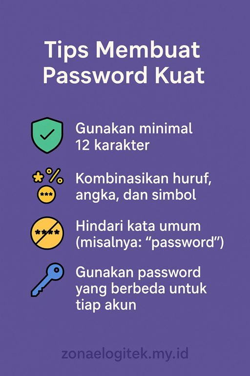 Tips membuat password kuat